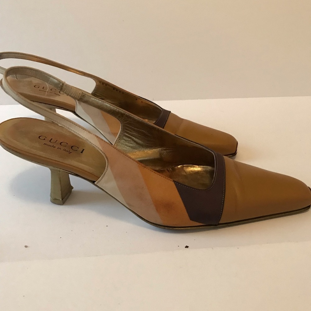 GUCCI vintage slingbacks